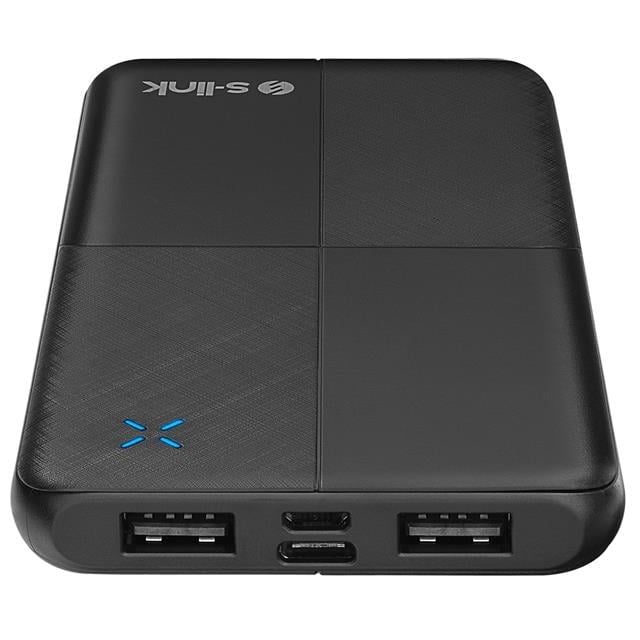 S-Link IP-G12N 10.000mAh MicroUSB + TYPE-C Siyah Taşınabilir Pil Şarj Cihazı Powerbank