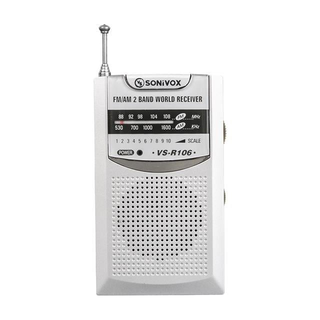 Sonivox VS-R106 Analog Radyo Gümüş Renk