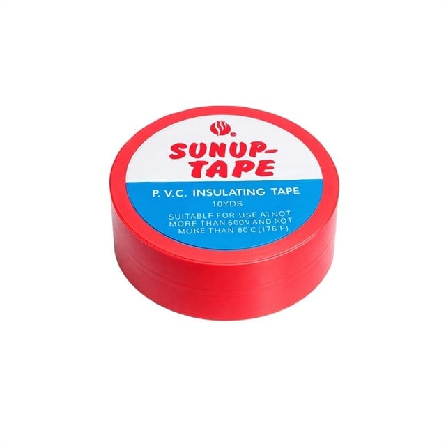 Sunup SN-27920 Kırmızı 0.13x18mm İzole PVC Elektrik Yalıtım Bant (5li Paket)