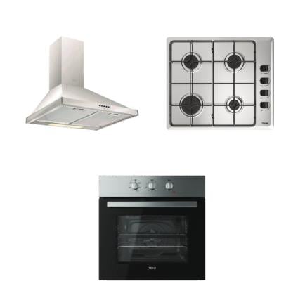 Teka Chef 1 Ankastre 3'Lü Set (Ocak + Fırın + Davlumbaz) - Ücretsiz Sevk