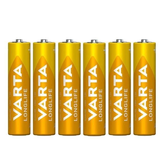 Varta Longlife Alkalin Aaa İnce Kalem Pil 6'lı Paket
