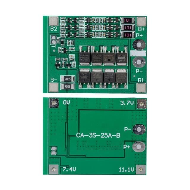 Weko BMS-24227 3S 25A BMS Devresi Lityum Batarya Şarj Modülü