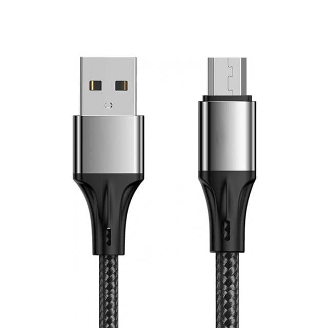 Weko WK-22023 USB To Micro USB Örgülü Lacivert Telefon Şarj Kablosu