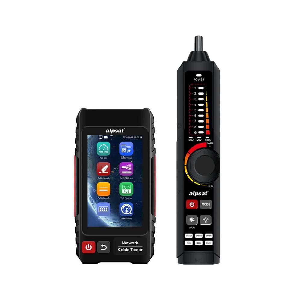 Alpsat AS322 Çok Fonksiyonlu RJ45 Ağ Kablosu Test Cihazı