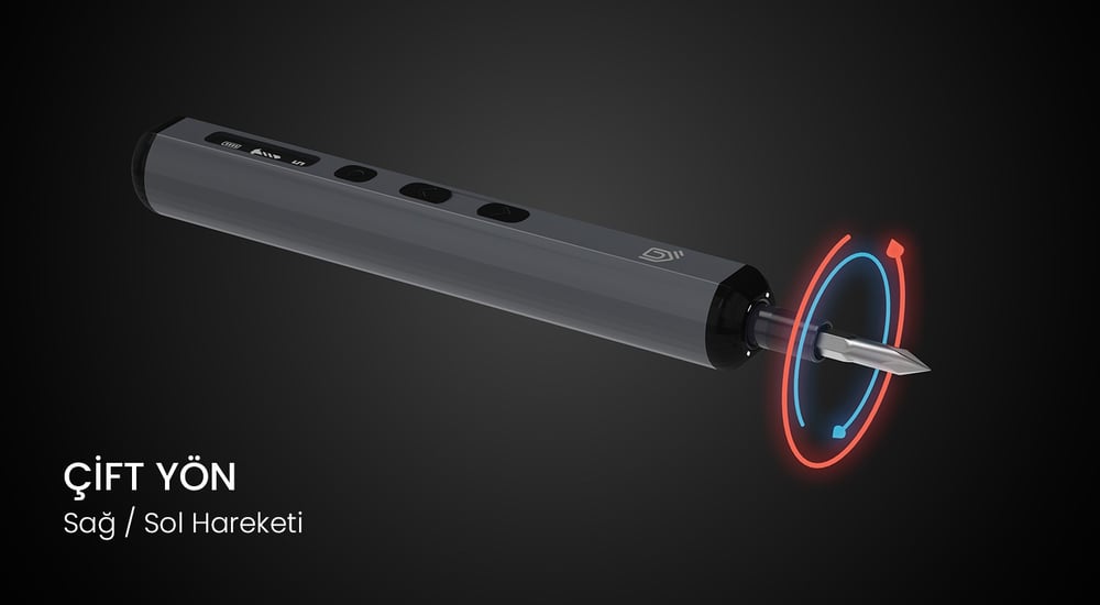 ALPSMART AS176 Hassas Şarjlı 76 Parça Tornavida Vidalama ve Delme Seti