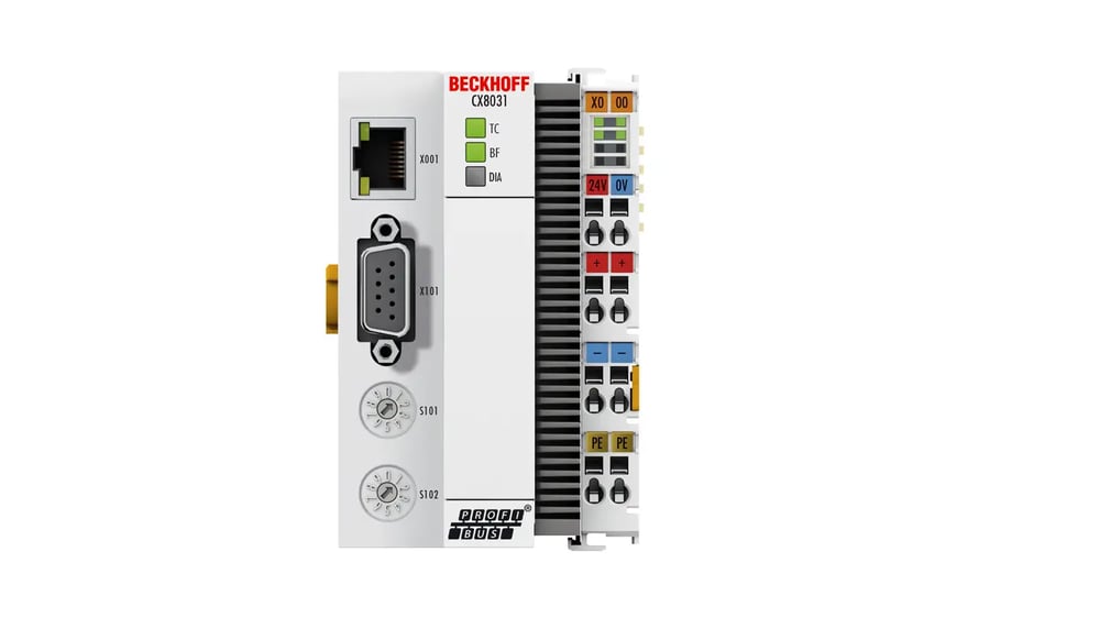 Beckhoff CX8031 Embedded PC | Arm9™ Processor | PROFIBUS Slave