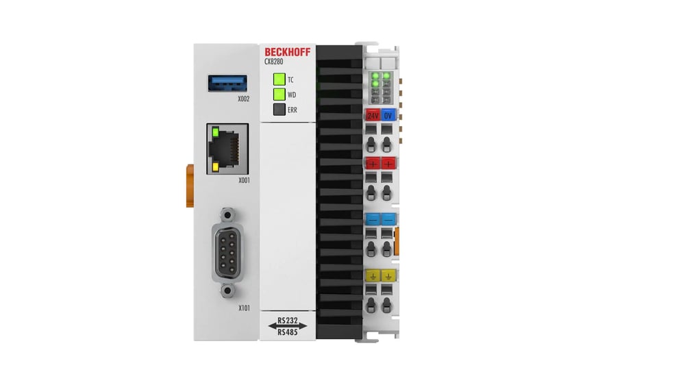 Beckhoff CX8280 Embedded PC | Arm® Cortex®-A53 Dual-Core | RS232/RS485
