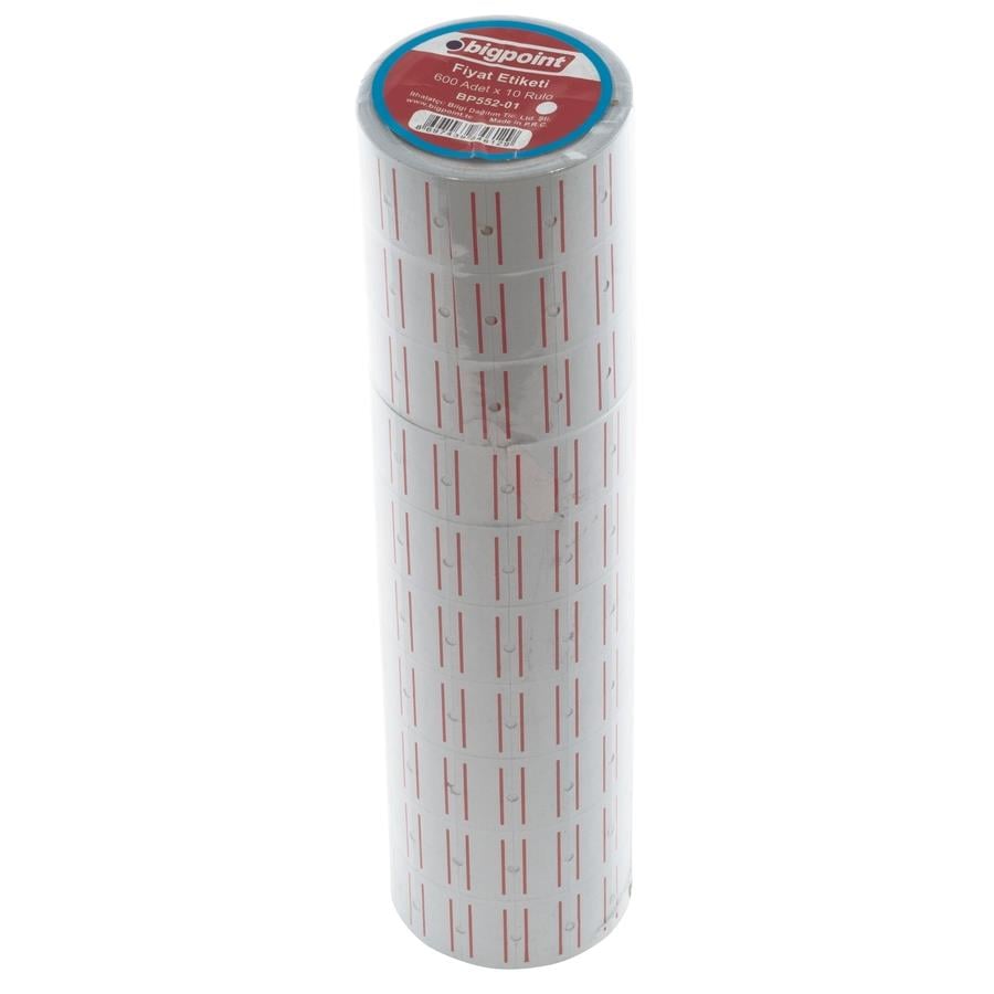 Bigpoint BP552-01 Fiyat Etiketi 10lu Beyaz