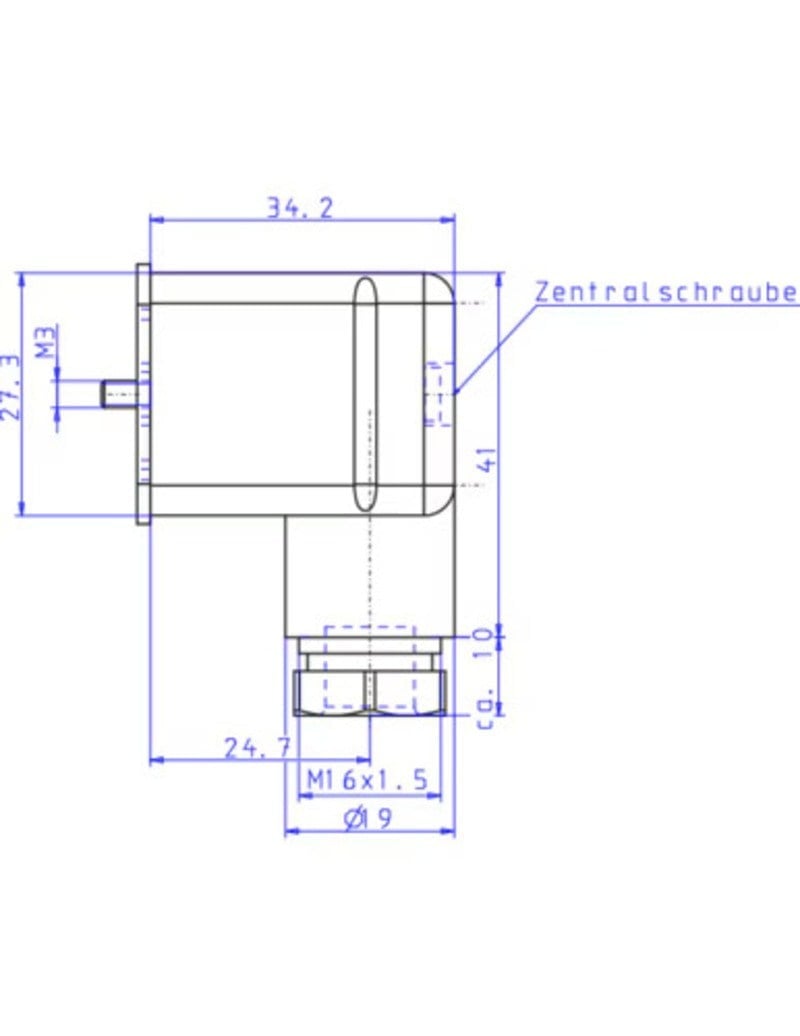 Burkert 314825 Tip 2518 Valf Soketi Ledli Varistörlü 200-240V AC/DC