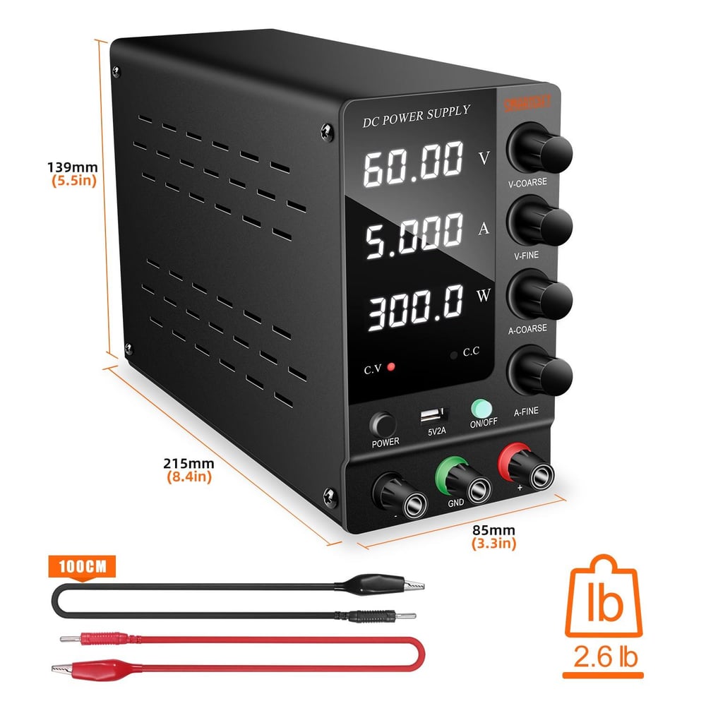 Class CPS 46005 60V 5A Renkli LCD Ekranlı Endüstriyel Güç Kaynağı