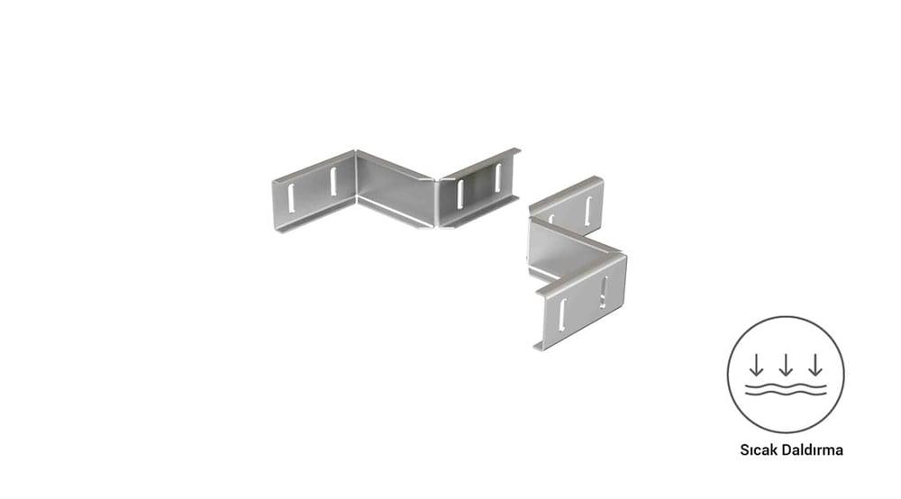 EAE 60 CTH-CTA-KC 100 Ortadan Redüksiyon 2 mm Galvaniz (2 Adet)