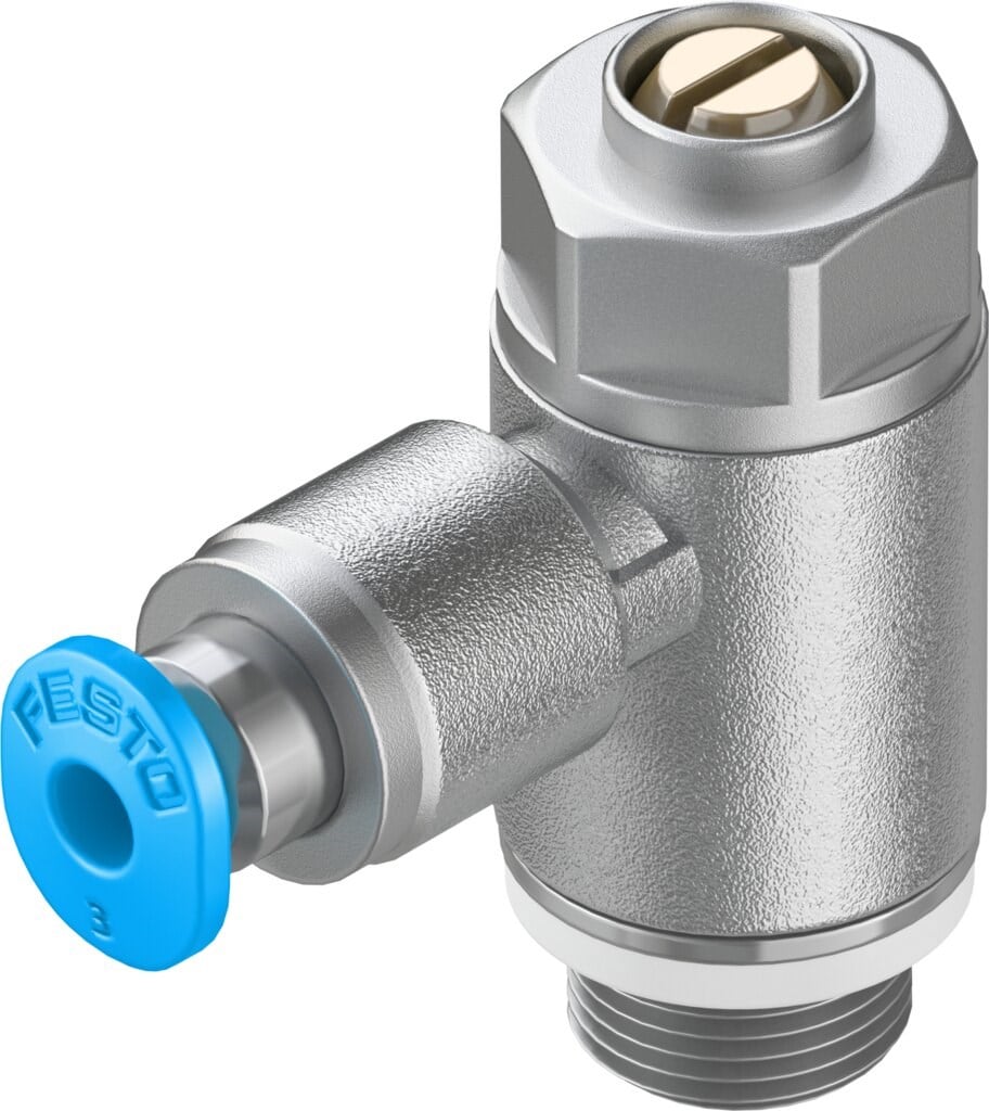 Festo 193142 GRLA-1/8-QS-3-D | Tek Yönlü Akış Kontrol Valfi