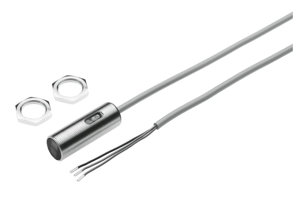 Festo 537697 SOEG-RSP-M18-PS-K-2L | Optik Sensör | Yansıtıcı Işık Bariyeli | M18x1 | 2000 mm