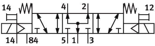 Festo 566494 VUVG-B10-P53U-ZT-F-1P3 Selenoid valf
