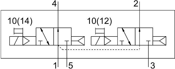 Festo 574219 VUVG-L10-T32U-AT-M7-1R8L Selenoid valf 