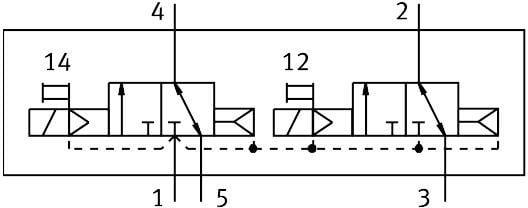 Festo 8042558 VUVG-BK10-T32C-AT-F-1R8L-S Selenoid valf