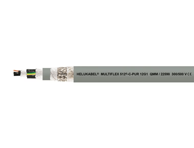 HELUKABEL 22616 MULTIFLEX 512-C-PUR grey 4 G 2.5 mm²