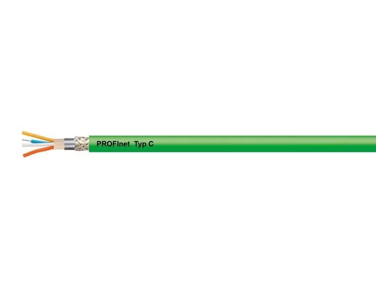 HELUKABEL 800655 HELUKAT® PROFInet C CAT.5e SF/UTP PUR CHAIN – Endüstriyel Ethernet Kablosu (2x2xAWG22/7, Yeşil)