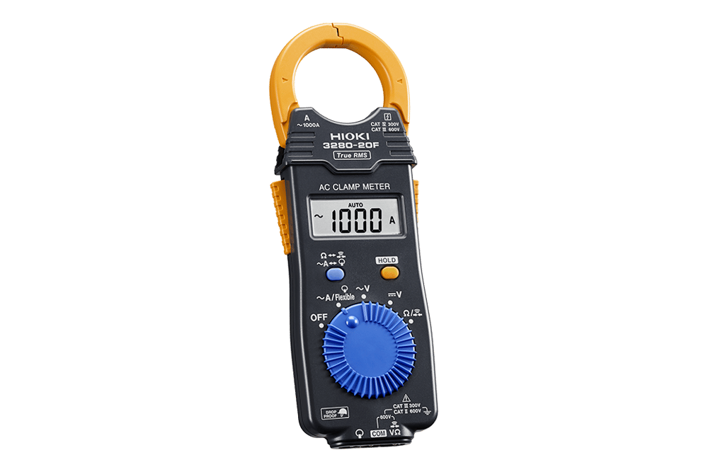 Hioki 3280-20F True RMS AC Pensampermetre | 1000A | 33mm Çene | Data Hold | 3 Yıl Garanti