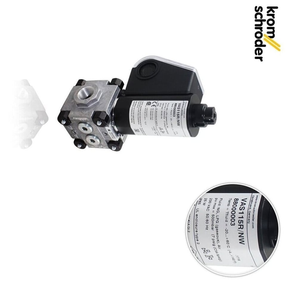 Honeywell Kromschröder VAS 115R/NW Manyetik Ventil DN15 (1/2