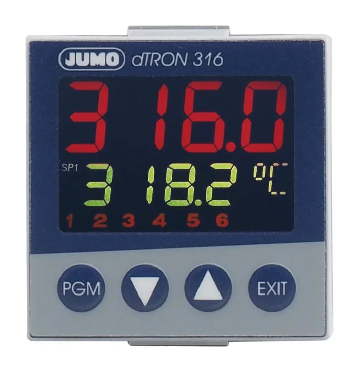 Jumo diraTRON Panel Tipi PID Sıcaklık Kontrol Cihazı-703041/181-400-23/000