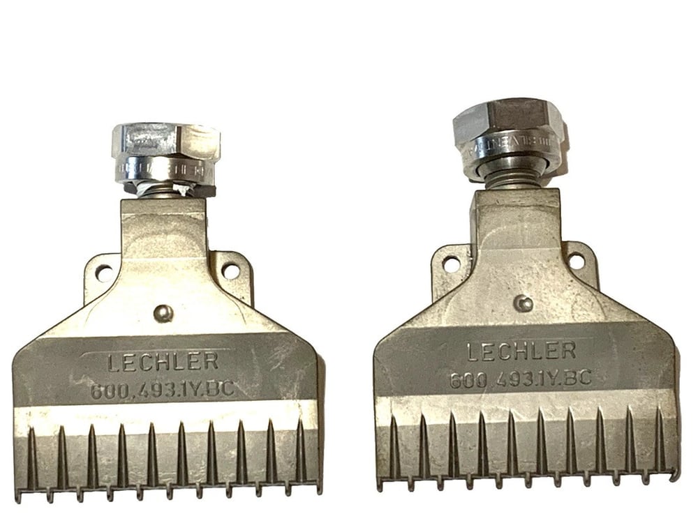 Lechler 600.493.1Y.BC Flat Fan Air Nozzle SS316L 1/4