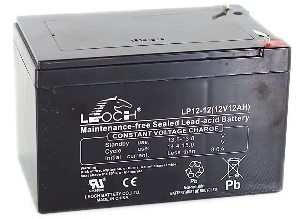 Leoch LP12-12 - 12V 12Ah Bakımsız Kuru Akü