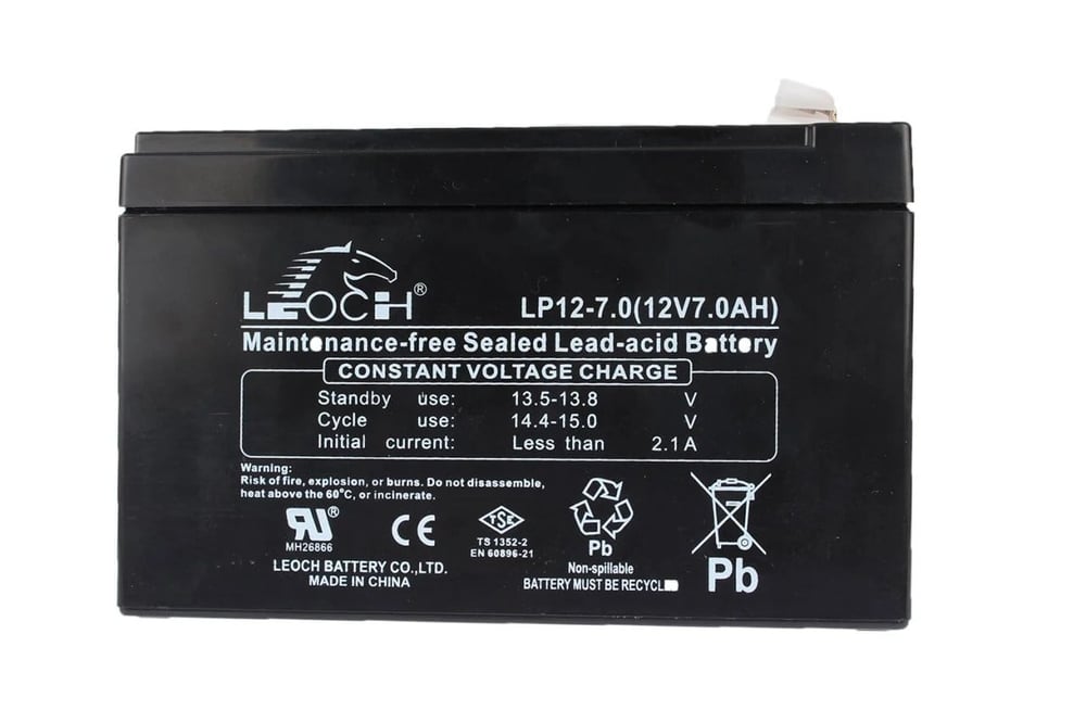 Leoch LP12-7.0 - 12V 7Ah Bakımsız Kuru Akü