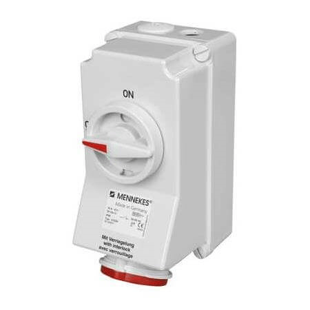 Mennekes 5103AE IP44 Endüstriyel Kilitli Priz 3PN+E 16A 400V