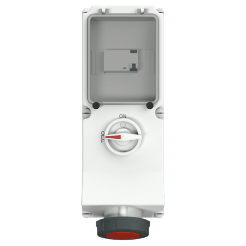 Mennekes 7251 Switchable IP67 Industrial Interlock 5P, Earthing Position 6h, 63A, 400 V