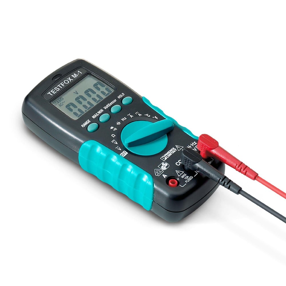 Phoenix Contact 1212209 TESTFOX M-1 Dijital Multimetre | CAT III 600V | 20 MHz Frekans | Sıcaklık – Kapasite Ölçümü