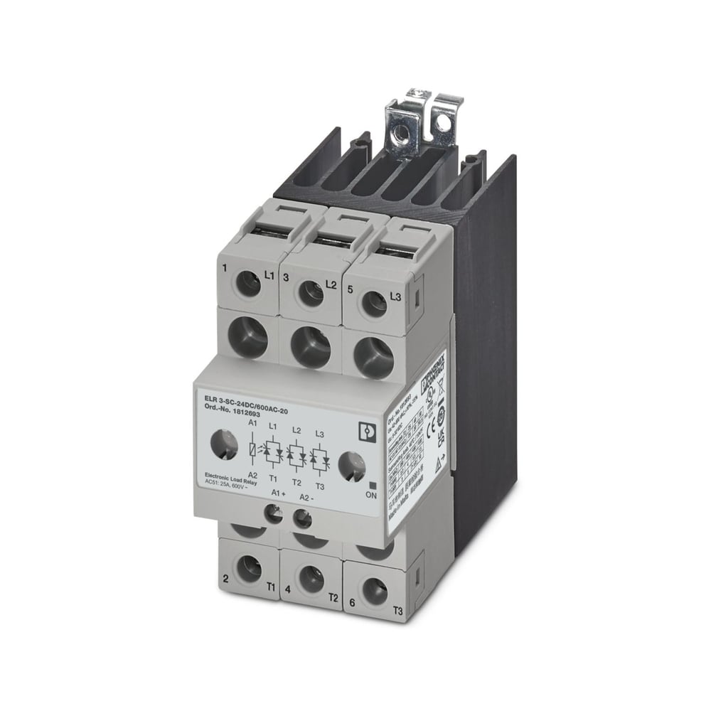 Phoenix Contact 1812693 ELR 3-SC-24DC/600AC-20 – 3 Fazlı Solid-State Kontaktör