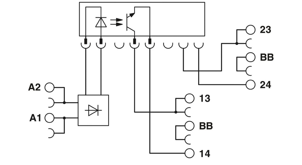Phoenix Contact 2982786 PLC-OSC- 24DC/ 24DC/ 5/ACT - Solid-state röle modülü