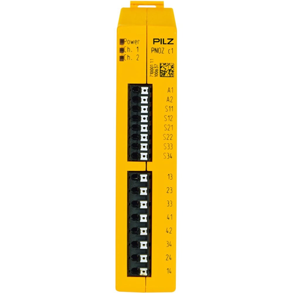 Pilz 710001 PNOZ c1 24VDC – 3 N/O, 1 N/C PNOZcompact Emniyet Rölesi