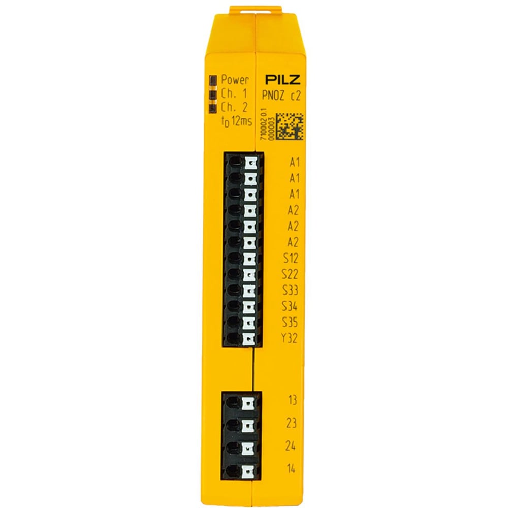 Pilz 710002 PNOZ c2 24VDC – 2 N/O, 1 SC Bağımsız Emniyet Rölesi