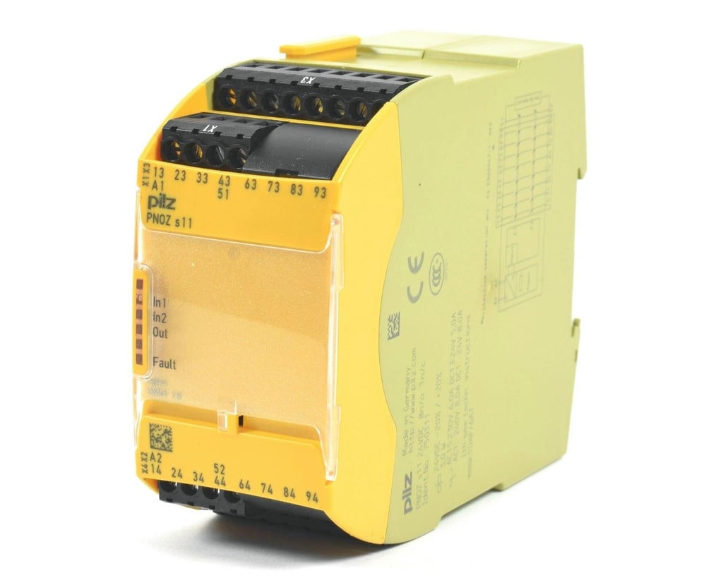 Pilz 750111 PNOZ s11 24VDC 8 n/o 1 n/c-PNOZ sigma-Kontak Genişletİci
