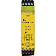 Pilz 777580 PZE X4VP 0,5/24VDC Kontak Genişletme Bloğu – Emniyet Rölesi Modülü, 4 N/O, 0,5 sn