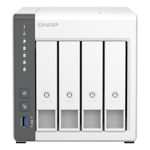 QNAP TS-433 4GB RAM 4 Disk Yuvalı NAS | 88TB Destek, 2.5GbE, USB 3.0 & 2.0