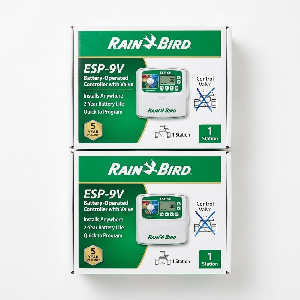 Rain Bird ESP‑9V Pilli Sulama Kontrol Ünitesi – 1 İstasyon