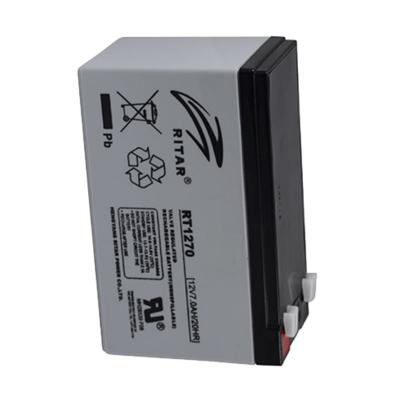 Ritar Rt1270 -12v 7ah Tam Bakımsız Kuru Akü, Ups Aküsü