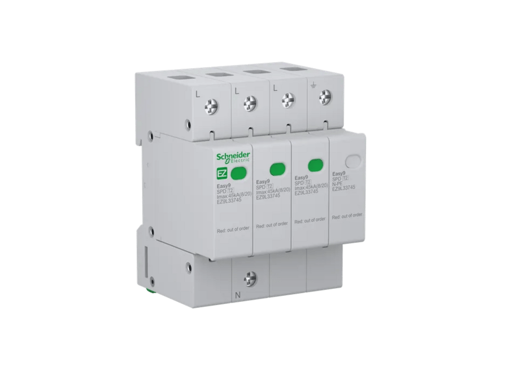 Schneider Electric EZ9L33745 Easy9 Tip 2 Parafudr 3P+N 45kA