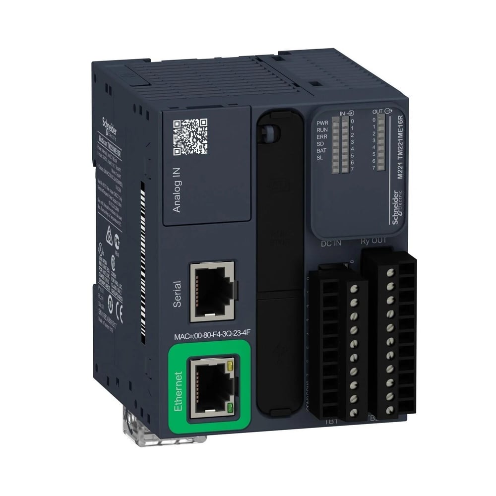 Schneider Electric TM221ME16R Kontrolör M221-16 Gç Rölesi Ethernet