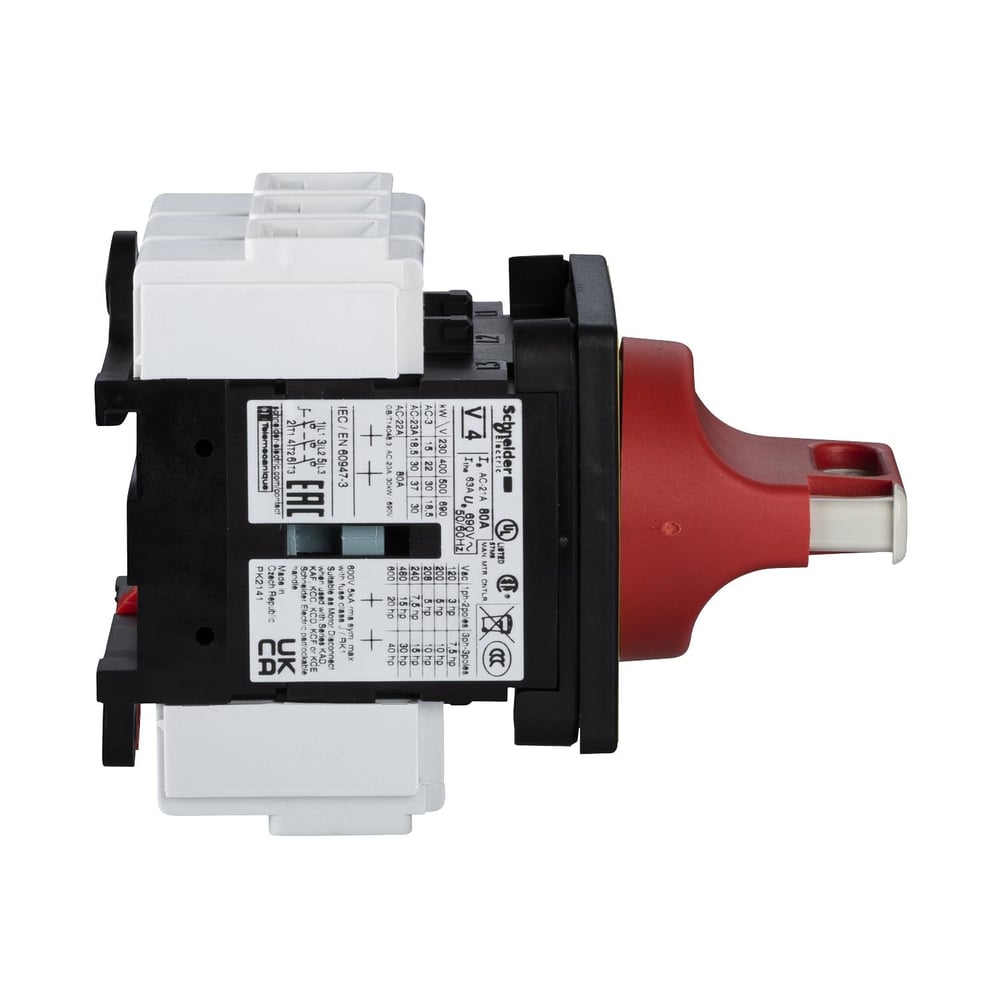 Schneider VCF4 Emniyet Şalteri 3x80A. Sarı/Kırmızı