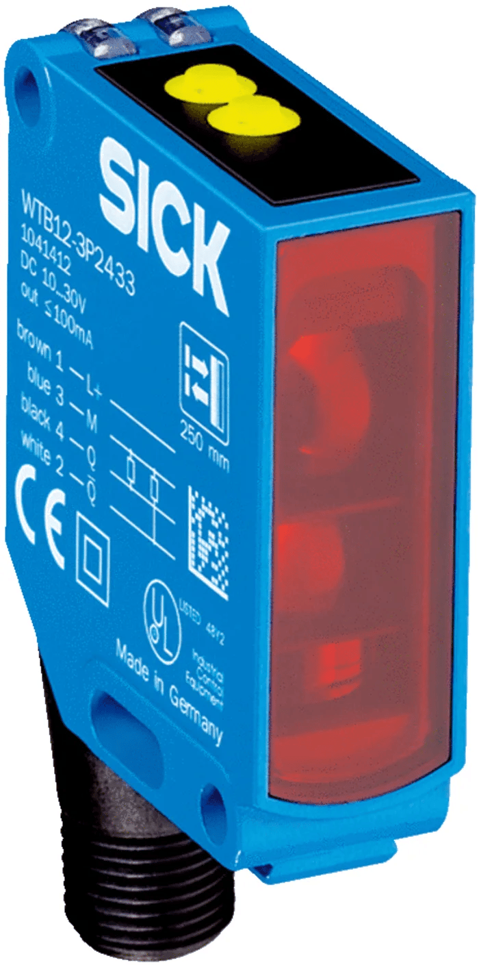 SICK WTB12-3N2433 Fotoelektrik Sensör | W12 | IP66/IP67 | 20–350 mm Algılama