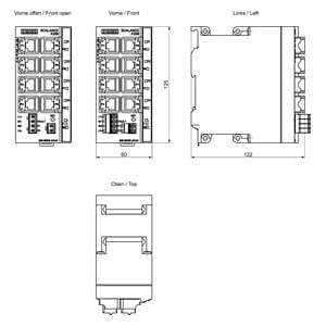 Siemens 6GK5208-0BA10-2AA3 SCALANCE X208 Yönetilebilir 8 Port IE Anahtarı
