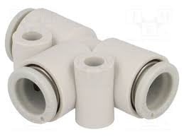 SMC KQ2T08-00A T Dağıtıcı 8mm – Pnömatik Hortum Bağlantı Elemanı
