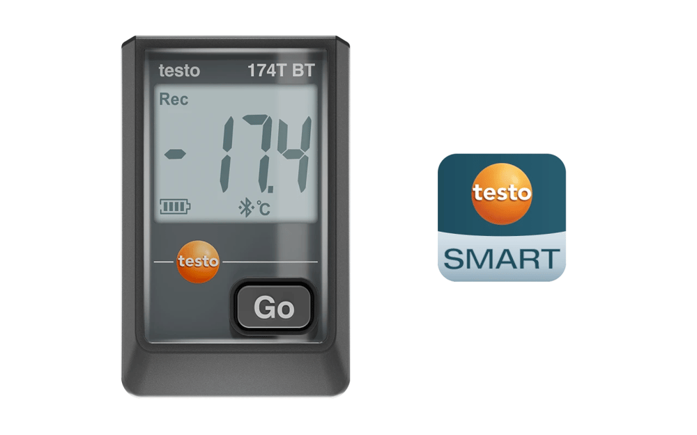 Testo 174 T BT – Mini Sıcaklık Data Logger (Bluetooth® & App) | 0572 1742 02