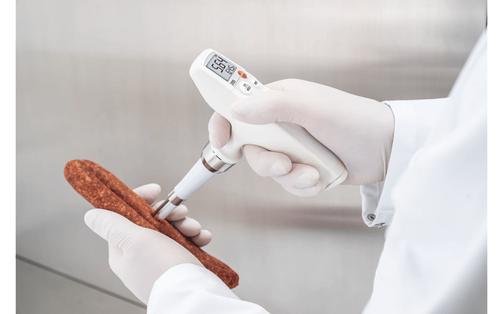 Testo 205 – Tek Elle Kullanılabilen pH/Sıcaklık Ölçüm Cihazı | 0563 2051 | Gıda pH Metre