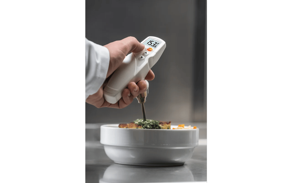 Testo 205 – Tek Elle Kullanılabilen pH/Sıcaklık Ölçüm Cihazı | 0563 2051 | Gıda pH Metre