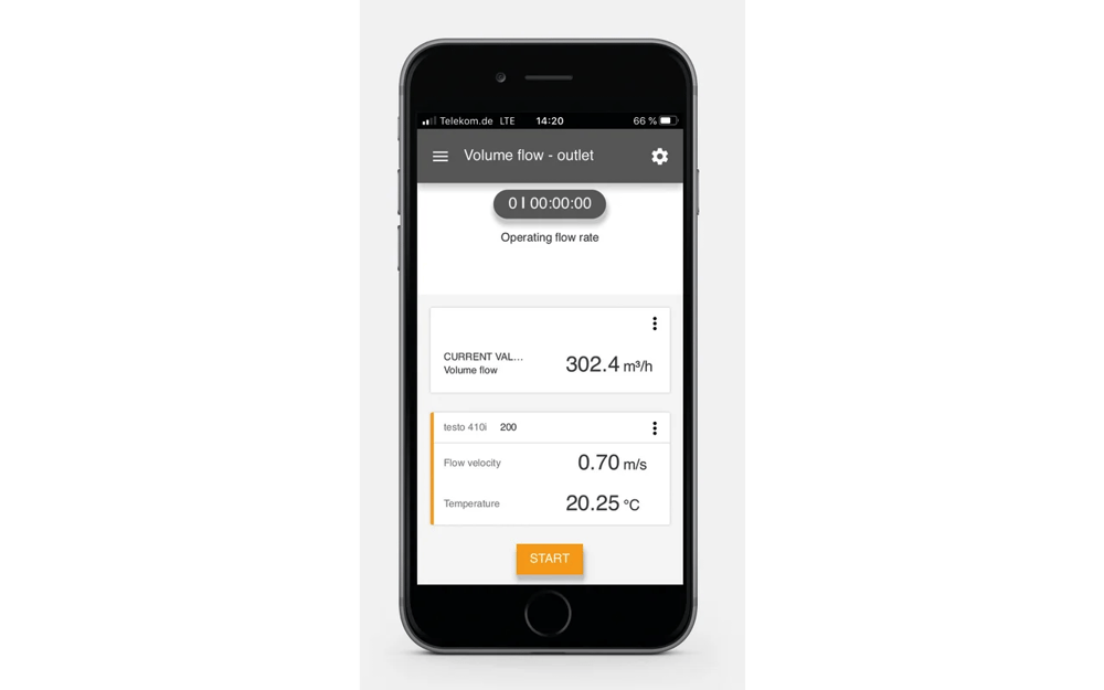 Testo 410i – Pervane Anemometre | Hacimsel Debi, Hava Hızı ve Sıcaklık Ölçümü | Akıllı Telefon ile Ölçüm | Bluetooth|0560 1410| 
